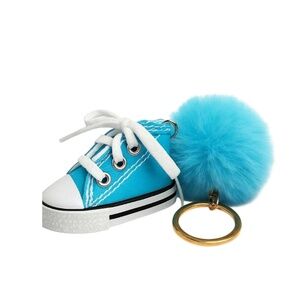 KICKS AND FLUFF KEYCHAIN